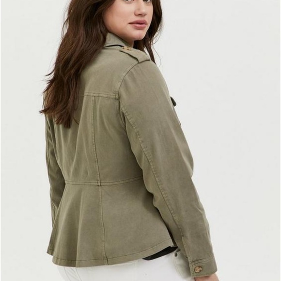 Torrid Twill Peplum Utility - Picture 9 of 11